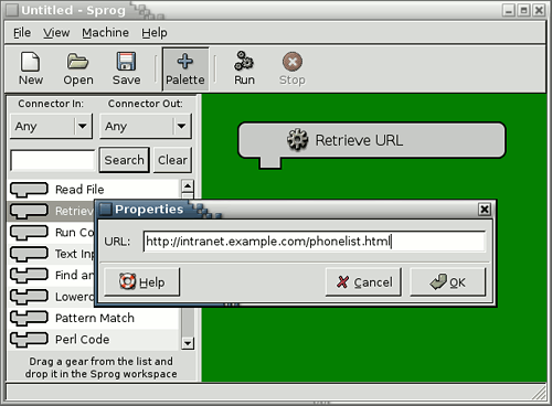 A properties dialog